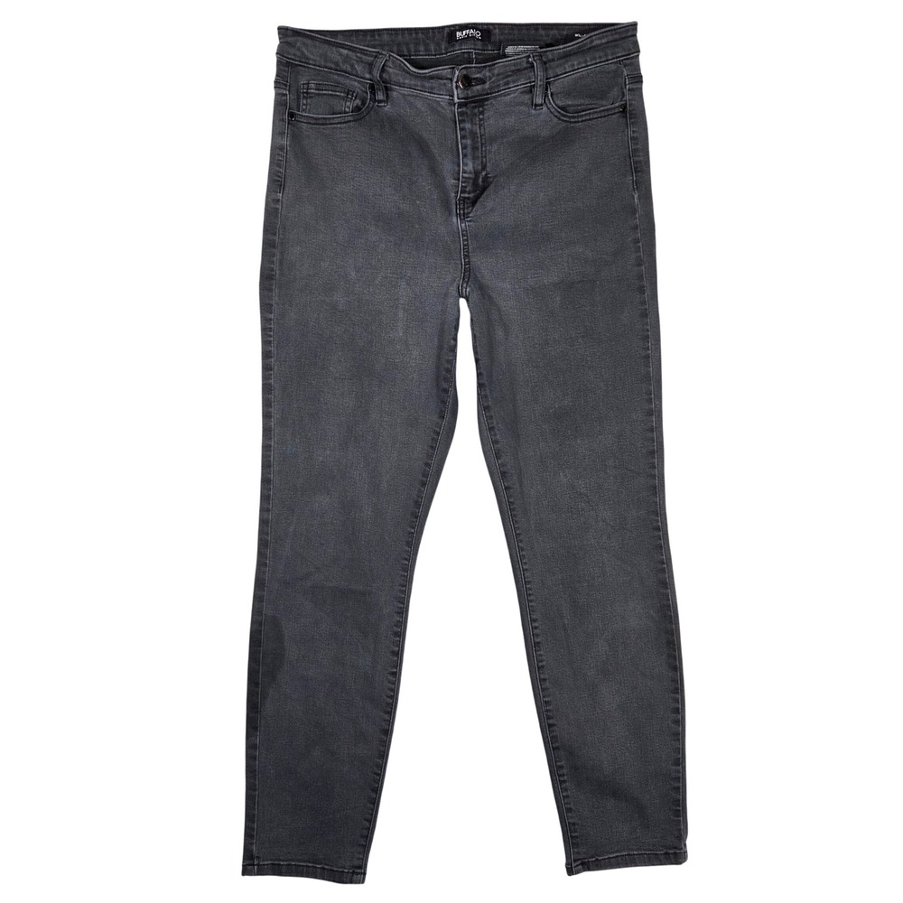 Buffalo David Bitton Mollie High Rise Skinny Jeans Faded Black 12/32 Casual